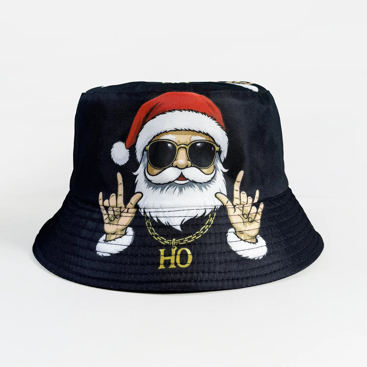 Klassischer beliebter lustiger Neuheiten-Weihnachtsmann-Geschenk-Fischerhut Outdoor Freizeit Sonnenschutz Sonnenhut Herren Damen Fischerhüte