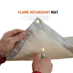 Neue Outdoor-Camping feuerfeste Matte Picknick Barbecue Isolationsmatte flammhemmend Hochtemperatur-Feuerdecke Fiberglasmatte