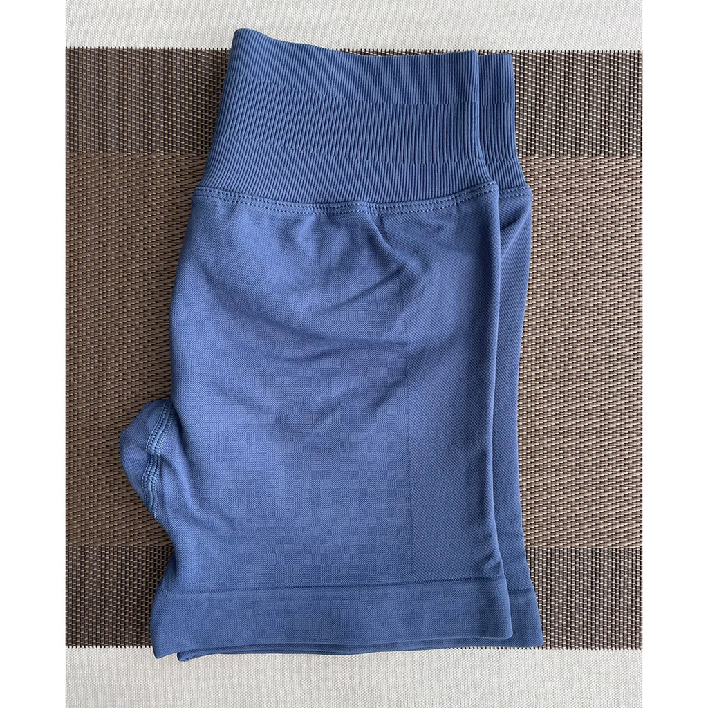 TKITK Shorts Nahtlose Yogahosen Damen Fitness Outfits Shark Bite Shorts für Fitnessstudio Laufen Radfahren Leggings