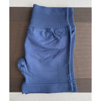 TKITK Shorts Nahtlose Yogahosen Damen Fitness Outfits Shark Bite Shorts für Fitnessstudio Laufen Radfahren Leggings