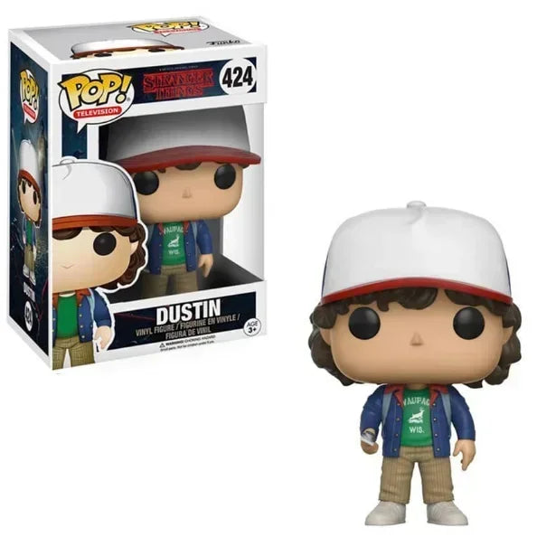 NEU!!! FUNKO POP Stranger Series #1462 Eddie #1250 Dustin Steve Robin Eleven Vinyl-Actionfiguren-Sammlermodelle für Geschenke