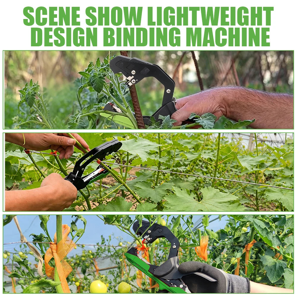 SWANSOFT B13 Gartenpflanzen-Bindemaschine 50mm Binde-Zange für Gemüse, Trauben, Gurken, Pflanzen, Gartenwerkzeug