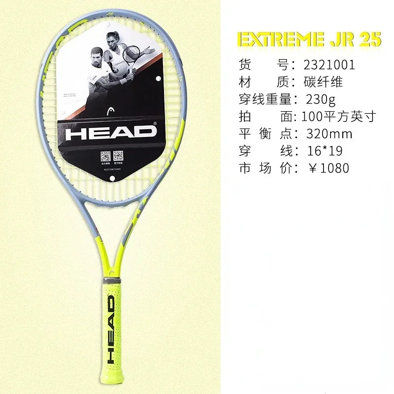HEAD 2026 Neuer Carbon Tennisschläger für Herren Damen Tenis Raquete Blau