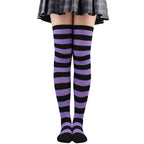 Farbige gestreifte Strümpfe Japanische Overknee-Socken Mode Frauen Warmhalten Socken Sexy Schlanke Lange Socken Strumpfwaren JK Cosplay Lolita Y2k