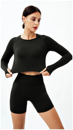 WAREBALL 2/3/4-teiliges Nahtloses Yoga-Set Sportkleidung Yoga-Anzüge für Frauen Fitness-Set Trainingsanzüge Sport-BH Gym Leggings