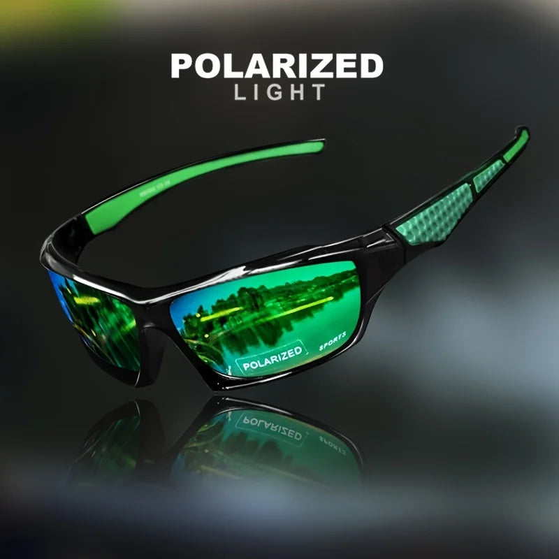 Fashion-Sportsonnenbrille polarisiert UV-Schutz personalisierte Brille runder Rahmen Metall Herren- und Damen-UV400-Brille