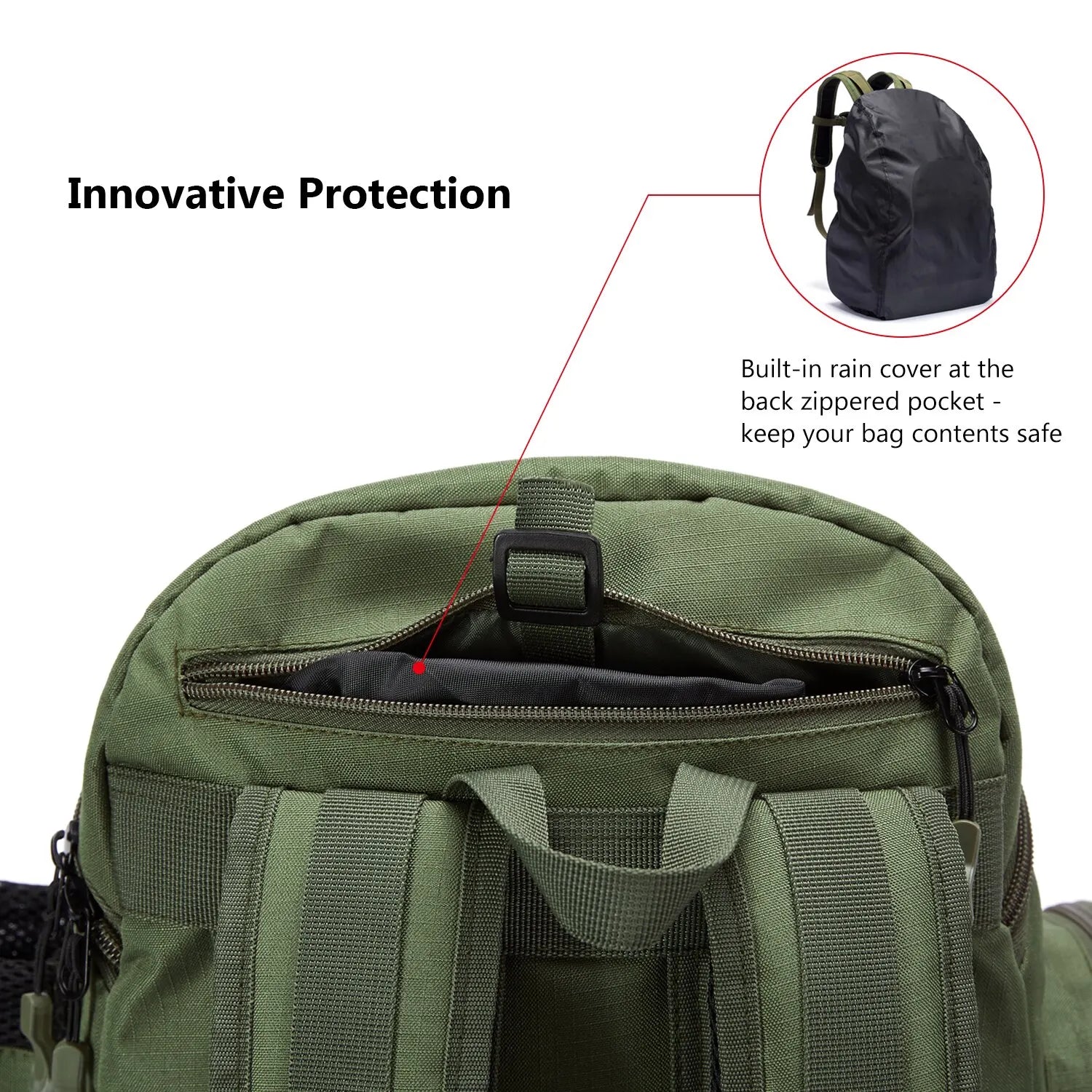 Bassdash Angeltasche Köderrucksack Leicht Taktisch Köderbox Multifunktional