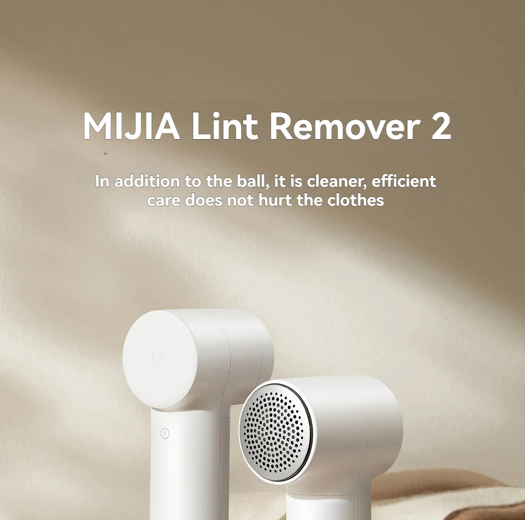 Xiaomi Mijia Fusselrasierer 2 Tragbarer elektrischer Fusselentferner Wiederaufladbarer Kleider-Sweater-Rasierer 180 Minuten Laufzeit
