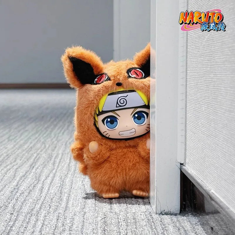 EAKI Naruto Blind Box Shippuden Naruto Uzumaki Sasuke Kakashi Party Serie Plüschpuppe Handgemachtes Ornament Spielzeugsammlung Geschenk