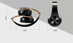 HIFI Stereo Kopfhörer Bluetooth Headset Musikkopfhörer FM und Unterstützung SD-Karte mit Mikrofon für Mobile Xiaomi Iphone Samsung Tablet
