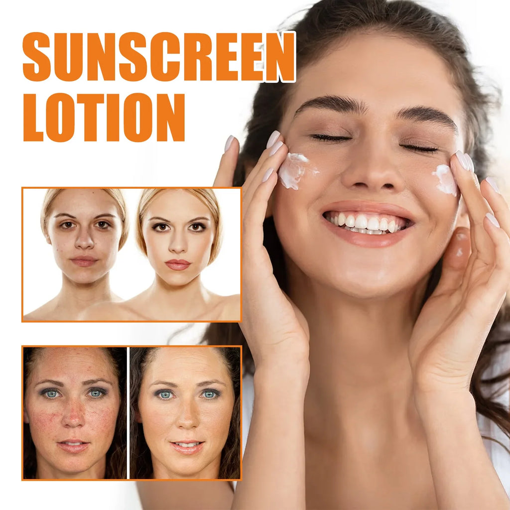 EELHOE Sonnenschutz Gesicht Ölregulierung UV-Isolation Anti-Sonne Feuchtigkeitsspendende Gesichts-Sonnencreme LSF 50 Gesichtsreparatur Hautpflege Sonnenbräunungslotion