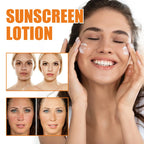 EELHOE Sonnenschutz Gesicht Ölregulierung UV-Isolation Anti-Sonne Feuchtigkeitsspendende Gesichts-Sonnencreme LSF 50 Gesichtsreparatur Hautpflege Sonnenbräunungslotion