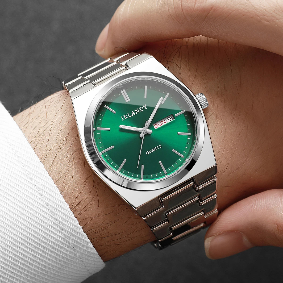 Luxus-Herren-Business-Uhren Kalender Quarz-Armbanduhren Für Herren Uhr Reloj Hombre (Ohne Box)