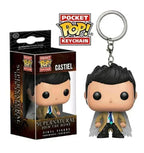 FUNKO POP Supernatural Neue Figur Castiel mit Flügel Sam SCHLÜSSELANHÄNGER Spielzeug Vinylfigur Sammlung Pocket Schlüsselkette Spielzeuge