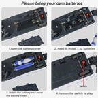 Spielzeug-Elektrozug "Bullet Train" – Batteriebetriebene Aktionslokomotive, Hochgeschwindigkeitsfahrzeug mit Zuggeräusch und Licht, Geschenk für Kinder