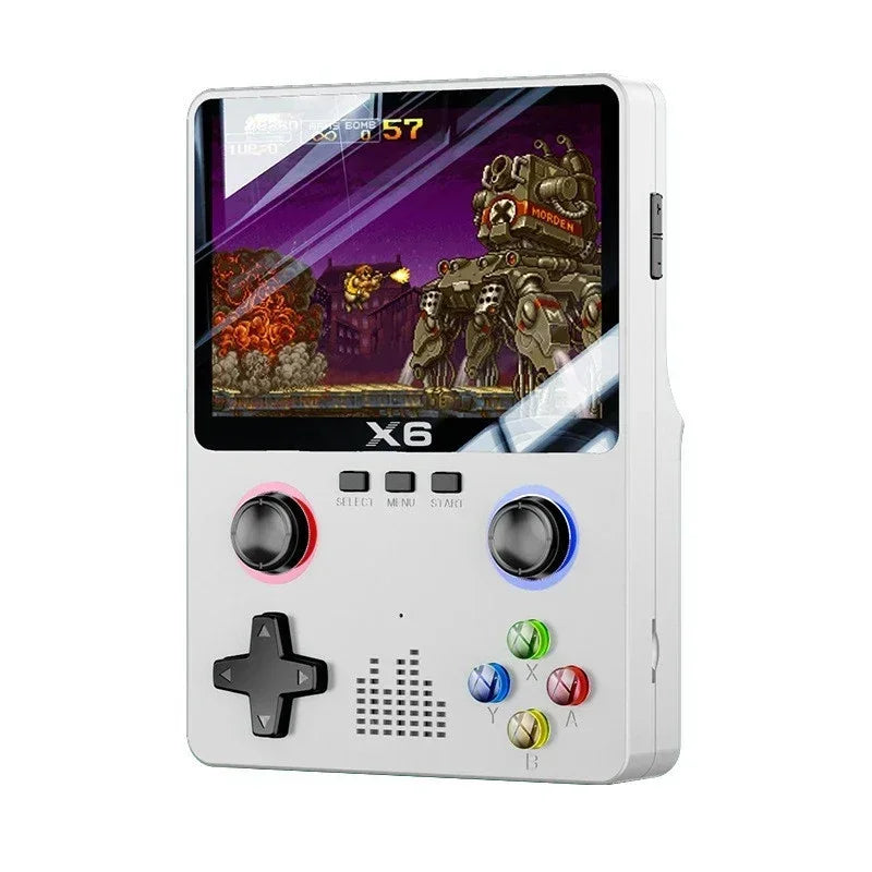 Retro Handheld-Spielkonsole 3,5 Zoll IPS-Bildschirm Dual 3D Joystick 11 Simulatoren GBA Videospiel-Player 10000+ Spiele als Geschenk für Kinder