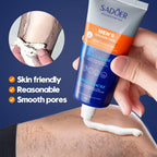 Haarentfernungscreme für Herren Dauerhafter Epilierer für den Intimbereich Schmerzfreier Haarentferner Wachstumshemmer Spray Geeignet für empfindliche Haut