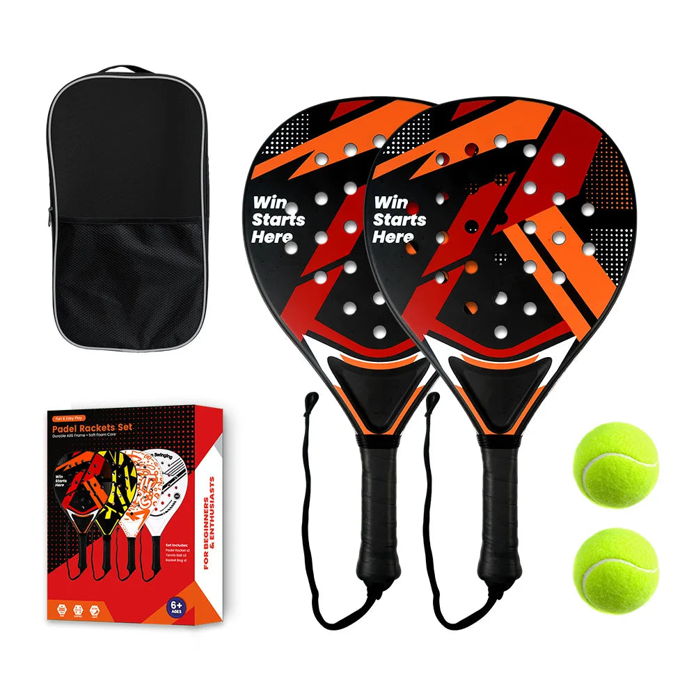 Neueste Tennisschläger 2026 | Padelschläger, aus ultraleichtem Kohlefasermaterial, mit starker Elastizität und guter Qualität