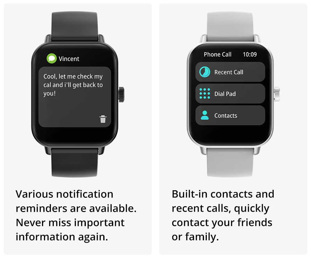 COLMI P81 Smartwatch mit Anruffunktion, Ultra 1,9 Zoll Bildschirm, 24 Std. Gesundheitsüberwachung, über 100 Sportmodi, Bluetooth Smartwatch für Herren und Damen