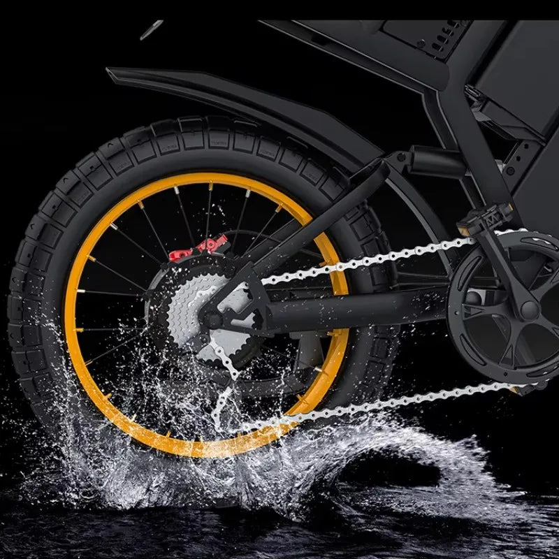 DELL  Ein 60V 40Ah elektrisches Offroad-Motorrad mit einer Reichweite von 400 Kilometern.