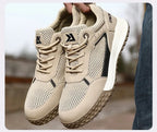 Sicherheitsschuhe Herren S3 mit Stahlkappenstiefel, EU Standard Kevlar Arbeitsschuhe Herren Leichtgewicht, CN39-46 Schutzarbeitsschuhe Damen