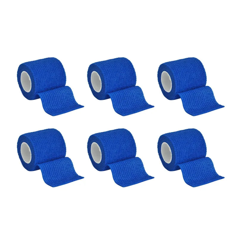 1/6 Stücke Buntes Sport-Tape Selbstklebende Elastische Bandage Elastoplast Sportschutz Knie Finger Knöchel Handfläche Schulter