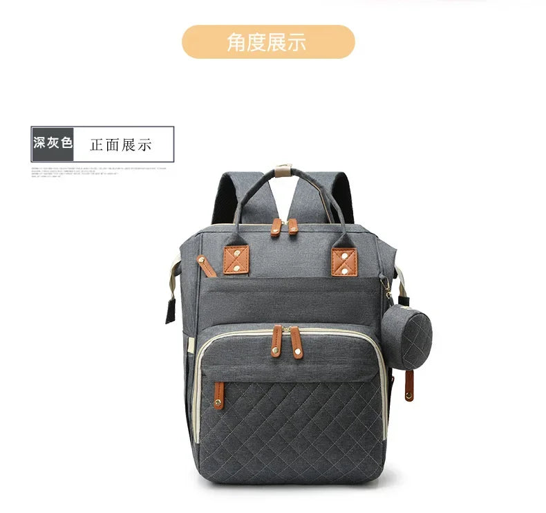 USB Mummy-Bag Windeltasche Babypflege Große Kapazität Mama Rucksack Mummy Mutterschaft Nasstaschen Wasserdichte Baby Schwanger Wickelrucksack