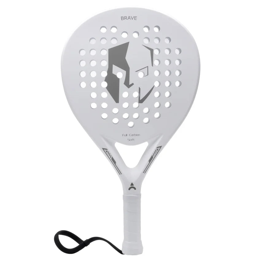 Padel-Tennisschläger, Padelschläger Carbonfaser mit EVA Memory Flex Foam Kern, leichter Padelschläger für Pop-Tennis
