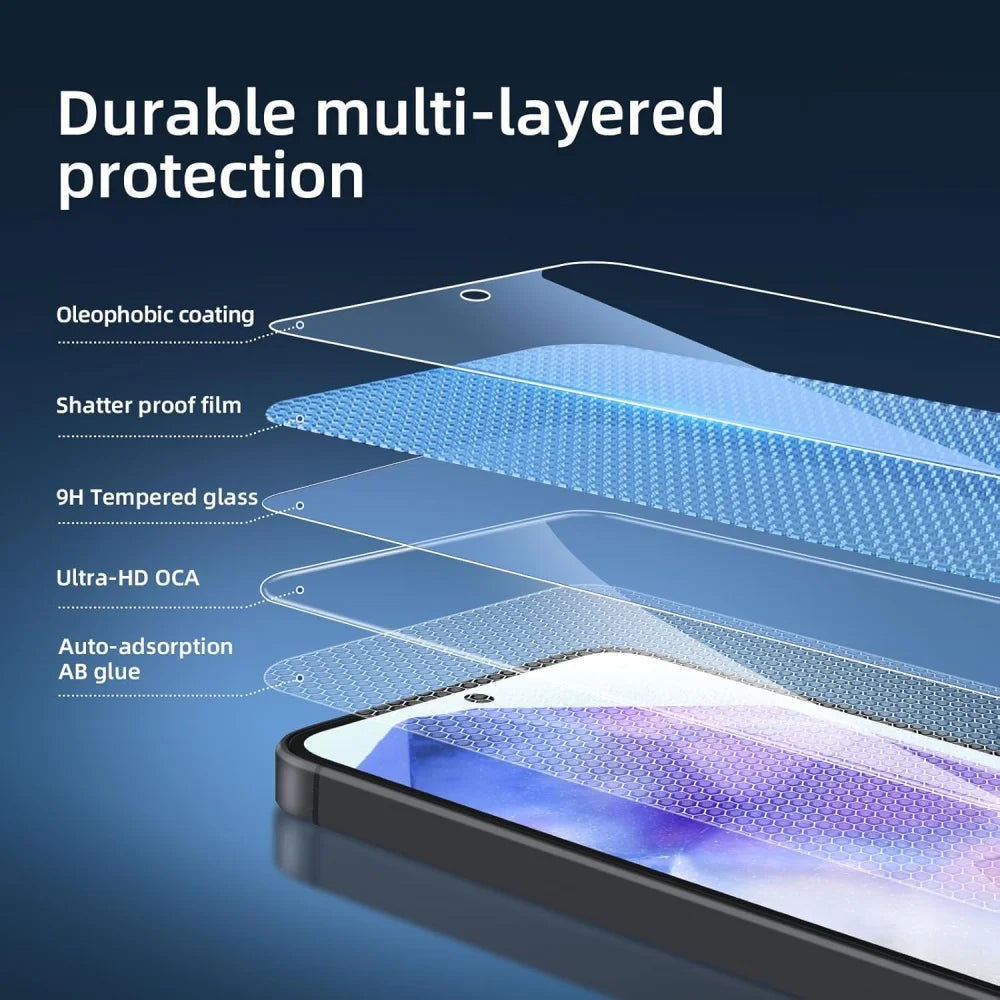 3 Stück HD Panzerglas für Samsung A17 A27 A37 A57 A16 A26 A36 A56 A55 A53 A54 A35 A25 A15 Displayschutzfolie Samsung Galaxy S26 S25 S24 Ultra Cristal Templado S24 FE S23 S22 S21 Plus