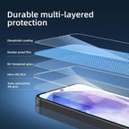 3 Stück HD Panzerglas für Samsung A17 A27 A37 A57 A16 A26 A36 A56 A55 A53 A54 A35 A25 A15 Displayschutzfolie Samsung Galaxy S26 S25 S24 Ultra Cristal Templado S24 FE S23 S22 S21 Plus