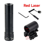Outdoor Rotpunkt-Rot-/Grün-Laservisier Jagdzubehör Sport-Weitdistanz-Laserkalibrator für 11/20mm Schiene
