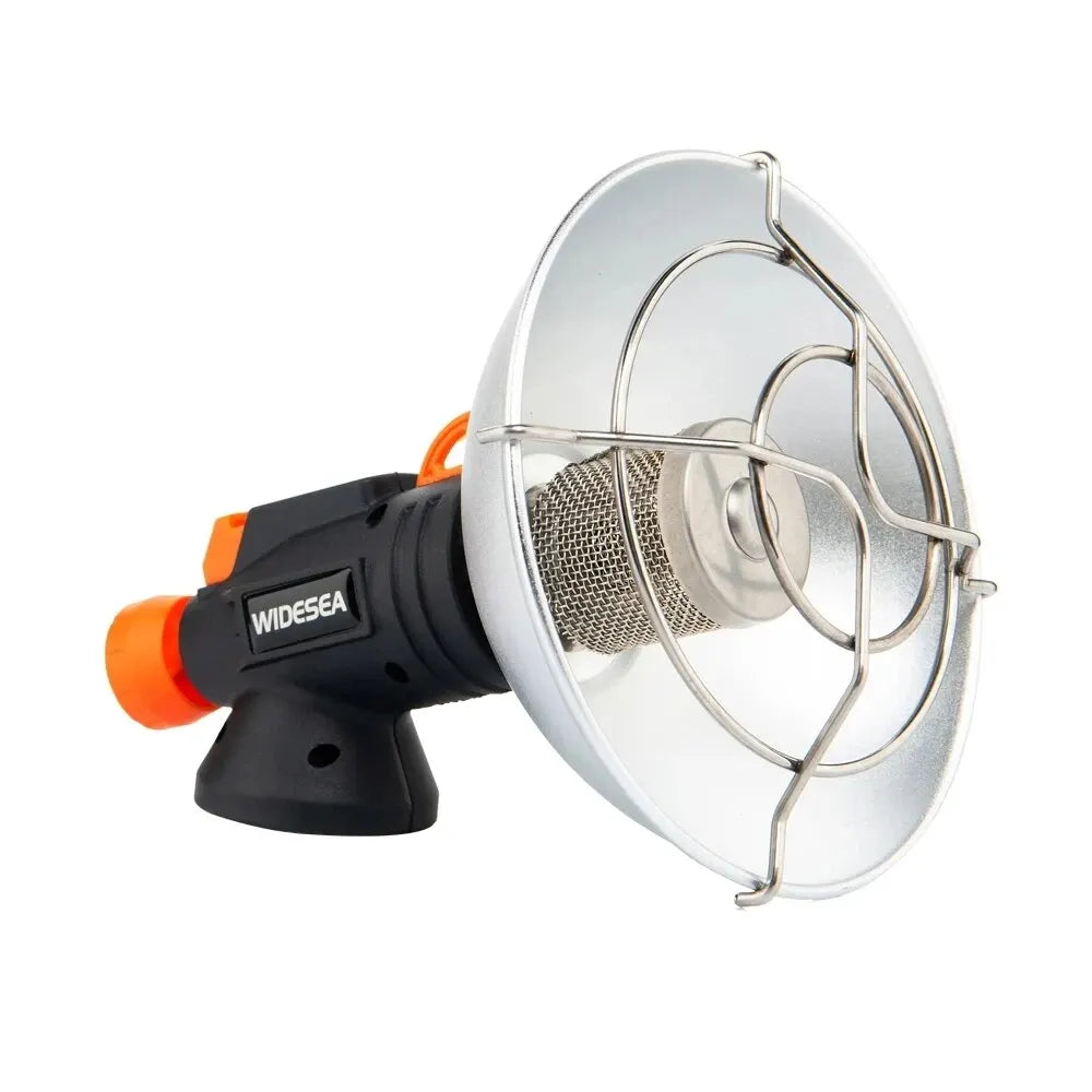 Widesea Camping Heizstrahler Tragbarer Edelstahl Kamin für den Winter Outdoor Ofen Wandern Gasbrenner Heizung Überlebensausrüstung