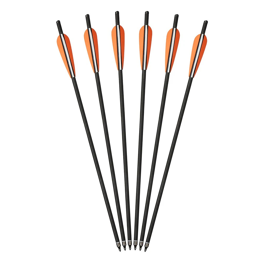 Carbon-Armbrustpfeil mit ersetzter Pfeilspitze, Bogenschießbolzen, Schießzubehör, Jagd, ID8.8, AD7.6, 20"