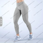 Damen High Waist Nahtlose Yoga Leggings Bauchkontrolle Po-Lifting Workout Hose Weiche Athletic Leggings für Fitnessstudio Fitness Laufen