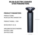 Neuer MIJIA Elektrorasierer S700 Tragbarer Flex-Rasierer 3 Köpfe Rasur IPX7 Wasserdicht Waschbarer Barttrimmer Trimmer Schneidegerät 30 Tage