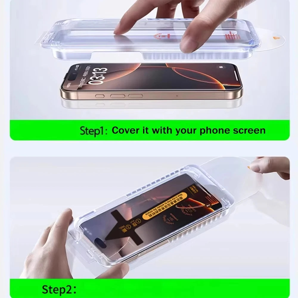 5 Stück staubfreier Blickschutz-Displayschutzfolie für iPhone 17 Pro Max 16 Pro Max 15 14 11 12 13 X XR 16e Air Anti-Spy Glas Einfache Installation