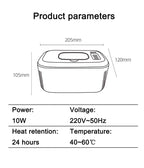 USB Baby-Feuchttuchwärmer, elektrischer Taschentuchheizer, Baumwolltuchspender, digitaler einstellbarer Temperaturregler, Serviettenspender EU
