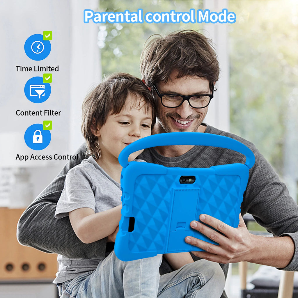 Neue 5G WiFi 7 Zoll Kinder Tablets Android 13 Quad Core 4GB RAM 64GB ROM 4000mAh Bluetooth Kinder Geschenk Kids Software Tablet Pc