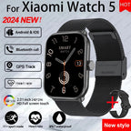 For Xiaomi Watch 5 Smart Watch Men HD AMOLED Screen Heart Rate Bluetooth Calling GPS Tracking Waterproof Sports SmartWatch Women