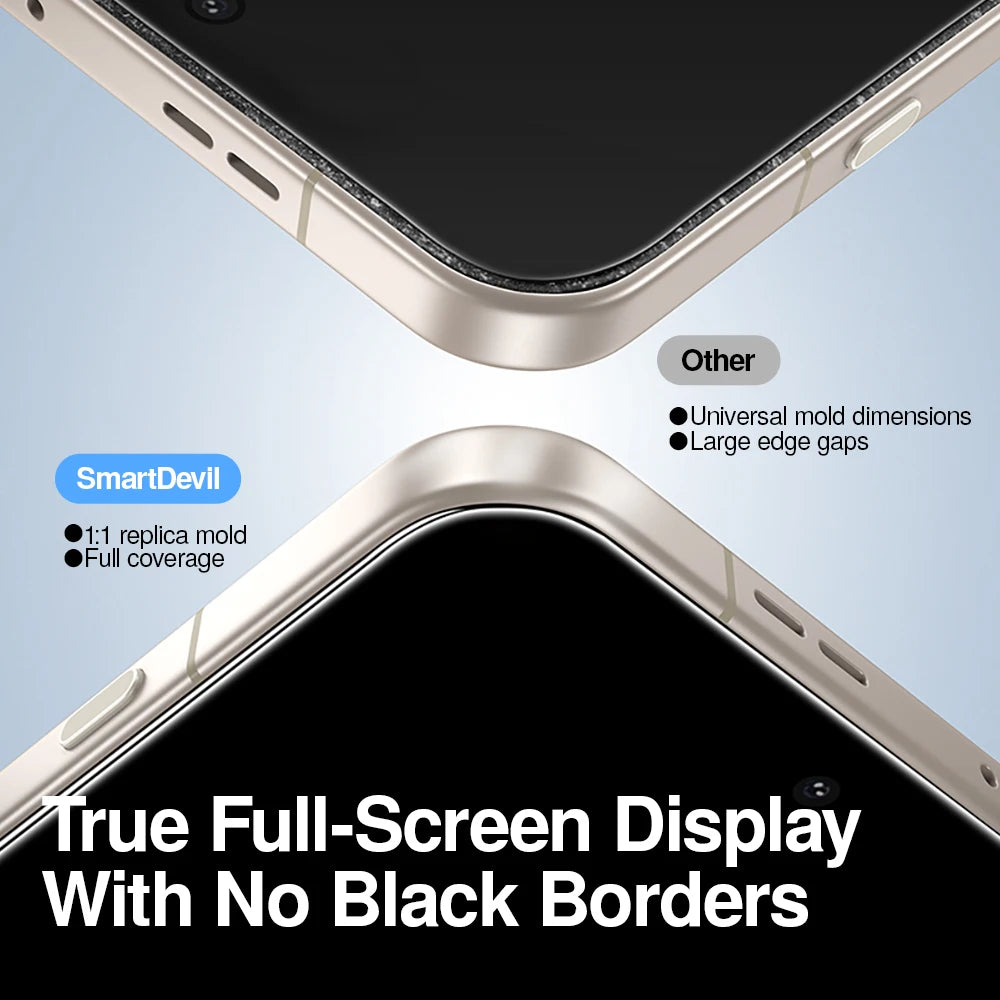 SmartDevil Staubfreie Kabine Displayschutzfolie aus gehärtetem Glas für OnePlus 15 Ace 6 HD Displayschutzfolie für OnePlus Ace 5 Pro Anti-Fingerabdruck