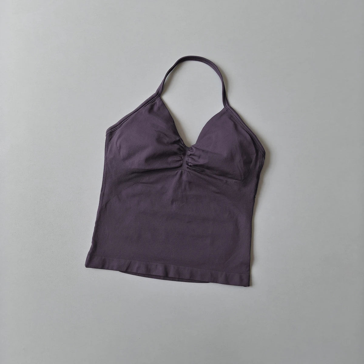 Langes Trägertop Yoga Weste Damen Rückenloses Tank Top Sport Fitness BHs Laufendes Workout Gym Neckholder