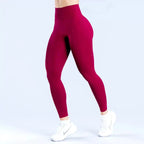 Nahtlose Sportleggings für Damen, Scrunch-Butt-Gym-Leggings, einfarbig, für Workouts, Yoga-Hose, niedriger Bund, Sport-Tights 2026