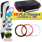 2026 Neue 3D-Druckstift DIY Dreidimensionale Malerei Kinderspielzeug mit LCD-Bildschirm Netzteil 200M PLA-Filament Spielzeug Geschenk