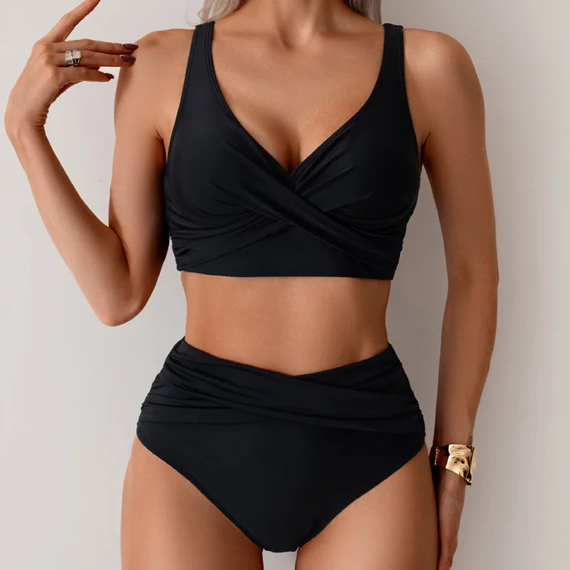 Sommer Sexy Bikinis Push Up Badeanzüge Damen Bademode für Frauen Strand Bademode Badeanzüge High Waist Bikini Set Pool Bather