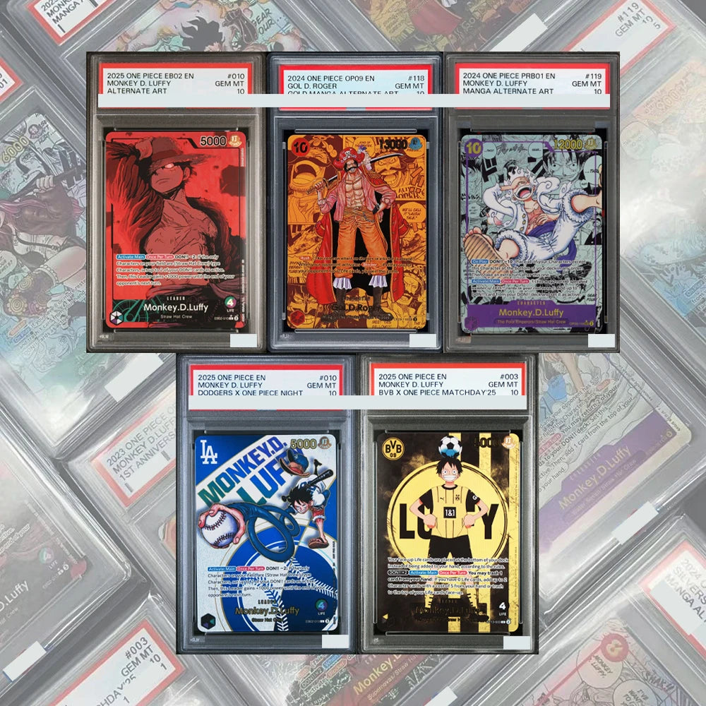 DIY PROXY OPCG SAMMELKARTE 2025 EB02 EXTRA BOOSTER ANIME 25. JUBILÄUM #010 MONKEY D.LUFFY ALTERNATIVE KUNST GEM MT10 KARTE