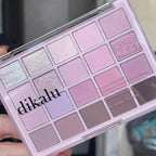 DIKALU 20-Farben Koreanische Lidschatten-Palette mit geringer Sättigung Matt Wasserfest Braun Rosa Lidschatten-Palette Langanhaltendes Tages-Make-up