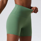 Hearuisavy Damen Yoga Shorts Sommer Soft Buttock Lift Gym Leggings High Waist Sport Shorts Damen Running Workout Shorts Female