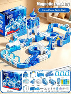 Magnetischer Zug Spielzeug für Jungen Spur 1:64 Elektrische Schiene DIY Magische Fahrzeug Modell Spielzeug Bildung 3 Jahre Kinder Geschenke