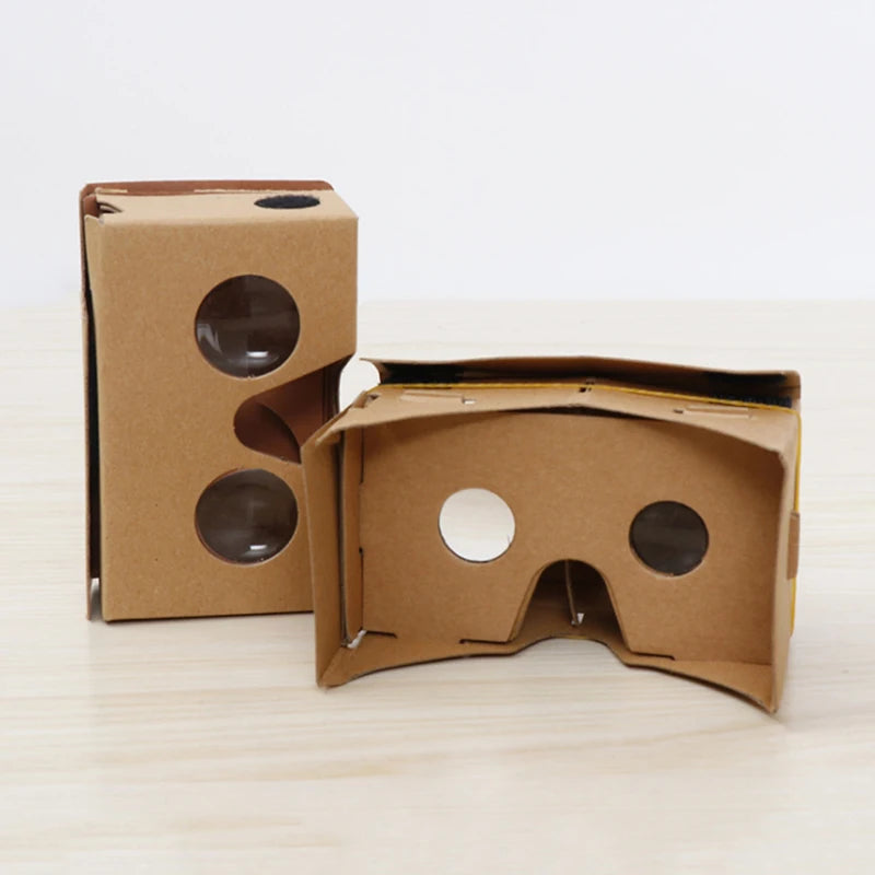 1x Google Cardboard 3D VR Virtual Reality Brille Für Android oder Smartphone NEU VR Modell DIY Verwandeln Sie Ihr Gerät in einen Großbildschirm Hauptbild