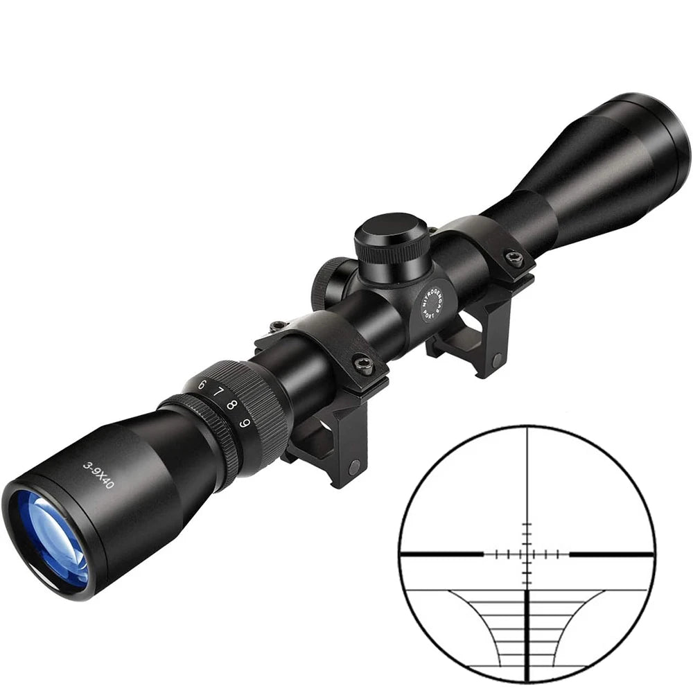 3-9X40 Jagd-Zielfernrohr für die Luftjagd, Drahtabsehen, Armbrust, Mil-Dot-Absehen, optische Visiere Hauptbild